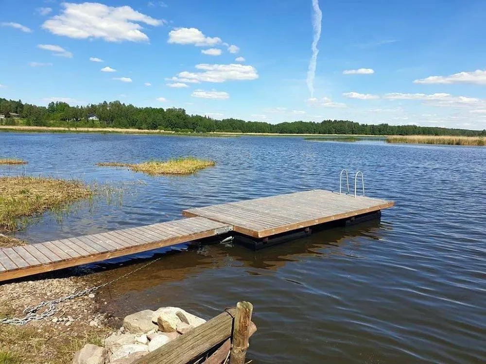 TN-Laituri Telkkä muoviponttonilaituri, Knipan plastpontonbrygga TN-bryggan